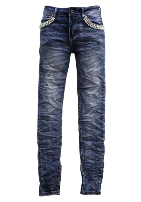JEANS CON PERLINE