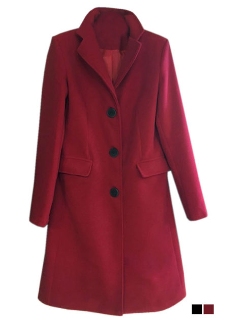 CAPPOTTO BORDEAUX LUNGO