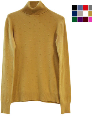 MAGLIONE GIROCOLLO GIALLO