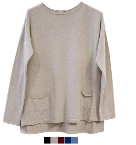 MAXI MAGLIA CON TASCA