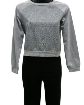 MAGLIA FELPA GRIGIO