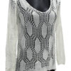 MAGLIA CROP MANICA LUNGA
