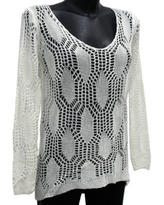 MAGLIA CROP MANICA LUNGA