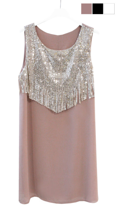 ABITO ELEGANTE CON FRANGE
