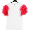 maglia con chiffon